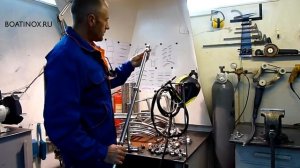 Обзор бортовых трапов для катеров - boatinox.ru