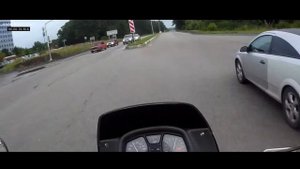 HONDA TRANSALP 400 На Скорости Дня