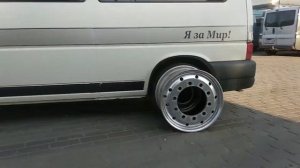 Титановые диски на volkswagen transporter.