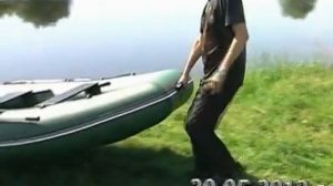 Обкатка мотора Haswing HTT3.5 с лодкой Кolibri КМ300D Light