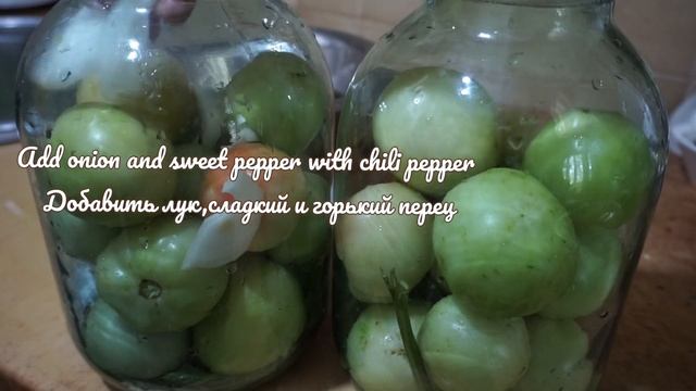 Квашеные зелёные помидоры ..Соленые зелёные помидоры.. Salted Green Tomatoes.