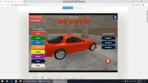 Проверяю голоса машины и прокачки в игре RX7 Drift 3D