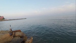 Чёрное море, Джубга. Морская рыбалка летом с берега на спиннинг.3 июня 2019 года.