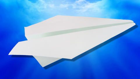 ОРИГАМИ легко: ✈ Самолет ?. Традиционная модель ? Летает лучше всех ?