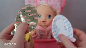 Куклы Пупсики Беби Элайв Соня Кушает Сюрприз Киндер Джой Зырики ТВ