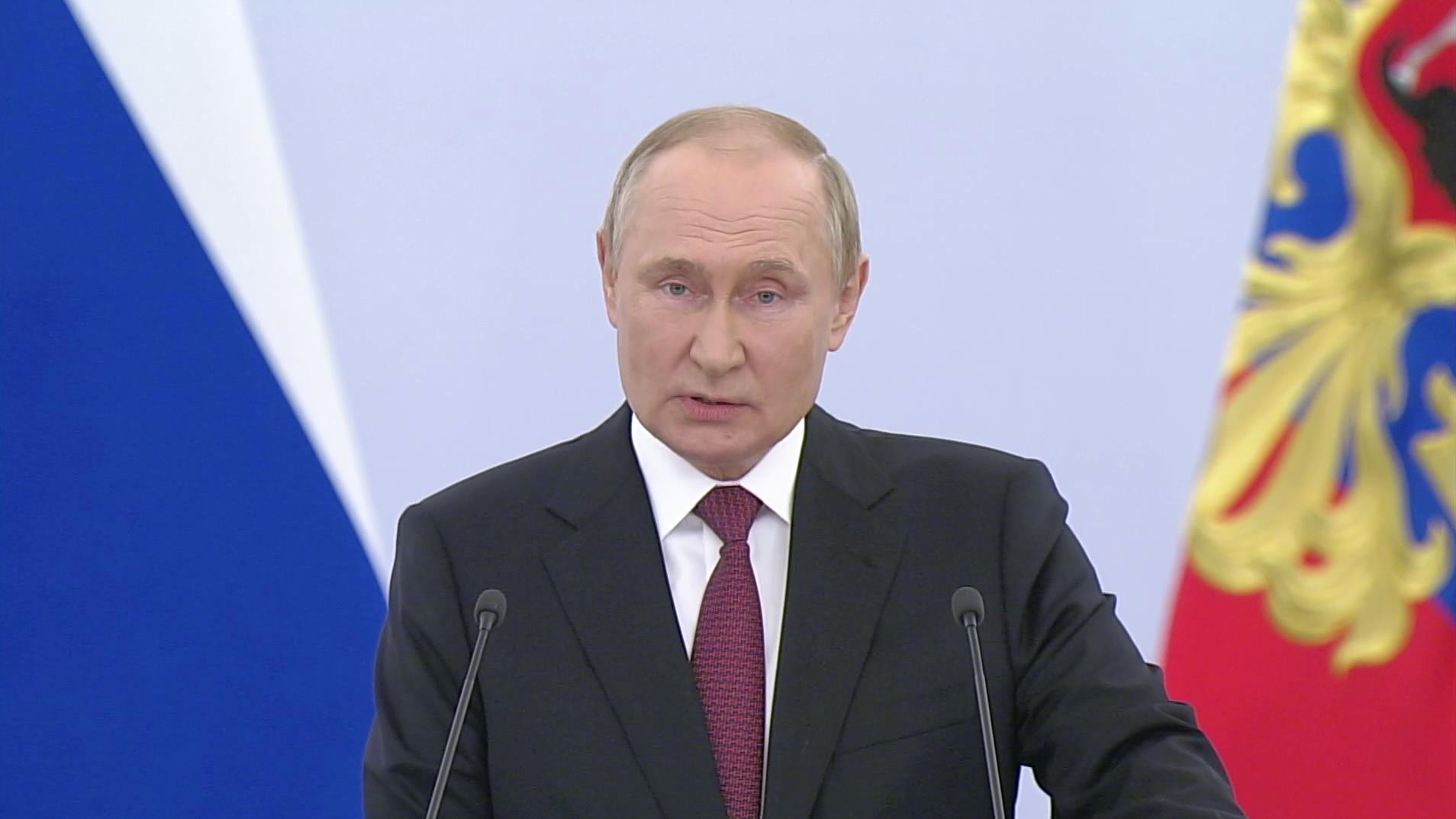 Путин завершил выступление словами "за нами правда, за нами – Россия" - Россия 1