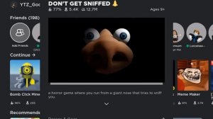 Roblox don’t get sniffed