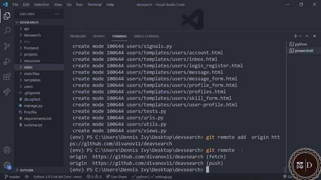 Python Django - Deploying Project