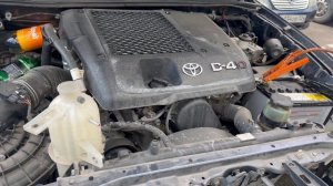 Работа двигателя 2KD-FTV