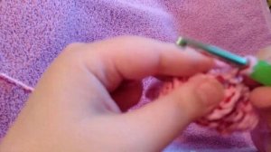 МК , бархатная роза с листочками , крючком, 0+.