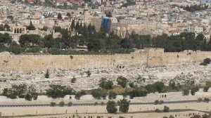 Смотровая площадка на Елеонской горе в Иерусалиме.