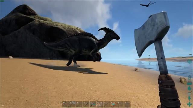 Одинокий Робинзон! К чему приводят Полеты. Прохождение Ark: Survival Evolved #16 Карта The Center смотреть онлайн