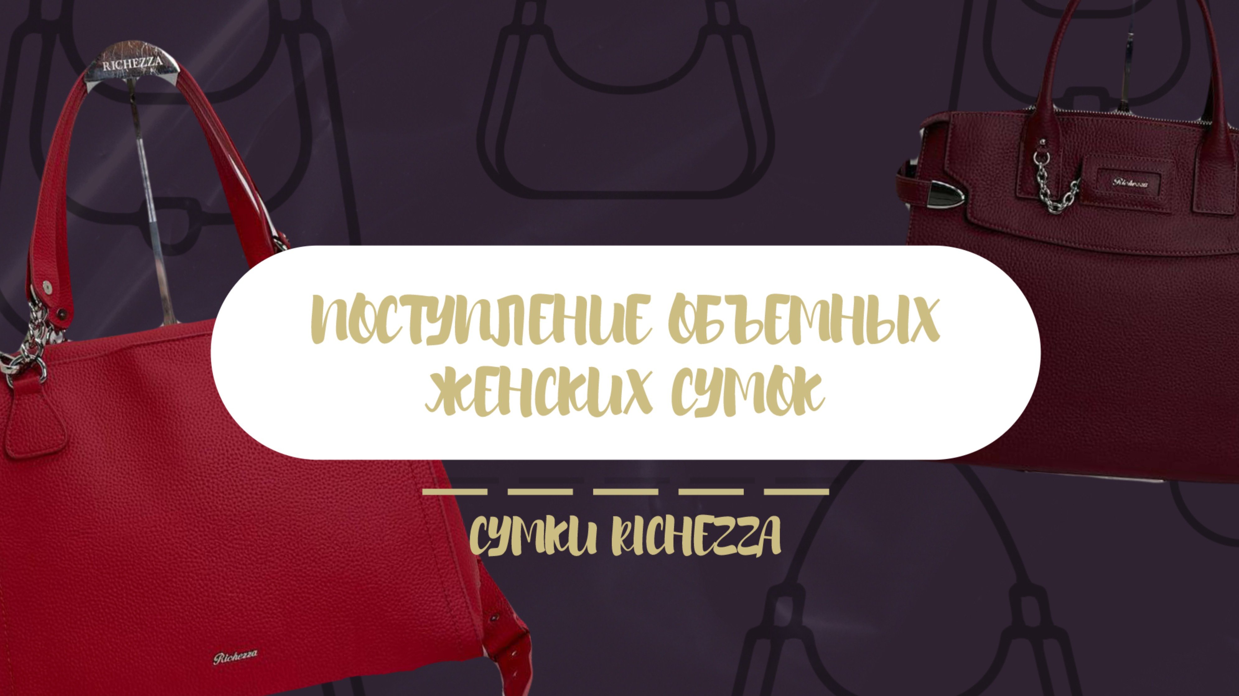 НОВОЕ Поступление сумок фирмы RICHEZZA | Август