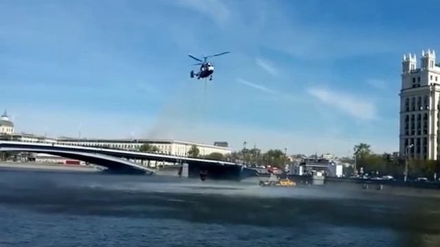 Тушение пожара в Москве на Лубянке смотреть онлайн