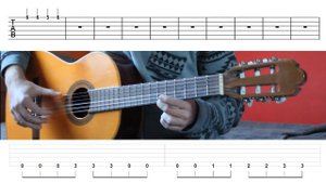 Team Fortress 2 Theme guitar tab / tutorial for bass & melody