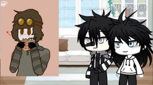 Реакция крипипасты на шипы Gacha life (я жива)