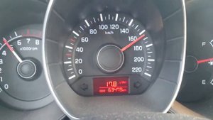 Разгон до 200 Kia Rio 2012 года 1,4 обьем