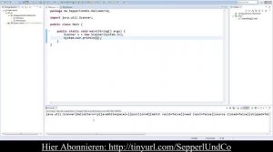 Java Tutorial #9 - User Input! (German/HD)