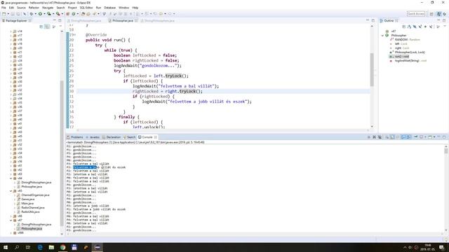 [Java szálkezelés v7] - Zárak (Lock) смотреть онлайн