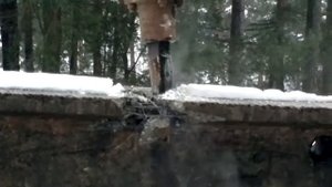 Работа гидромолота МГ- 300 на базе полноповоротного экскаватора ТВЭКС ЕК-18