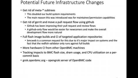 OpenBMC Infrastructure