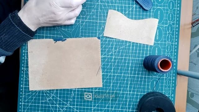 Кожаная обложка на паспорт своими руками. часть 2а DIY leather passport cover. 2 смотреть онлайн