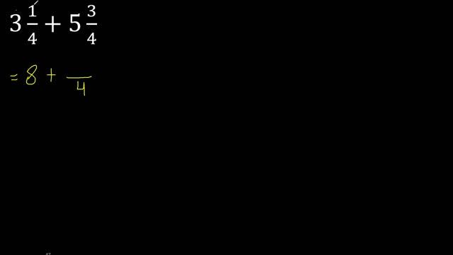 3 1/4+5 3/4 suma de fracciones mixtas con distinto denominador heterogeneas quebrados смотреть онлайн