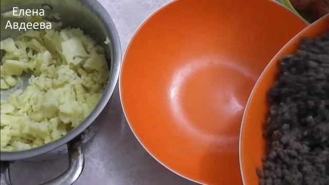Пирожки с ЛИВЕРОМ и Картошкой
