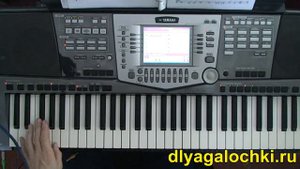 Видеоурок на синтезаторе Появление Алисы