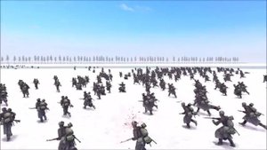 Finnish sniper against 500 Soviet soldiers. Финский снайпер против пятисот советских солдат