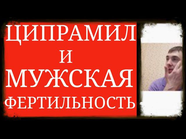 Влияние Ципрамила на Мужскую Фертильность : изменение качества спермы во время и после приема
