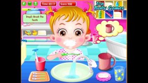 Играем беби Хейзел. Время умываться. Русская озвучка / Baby Hazel brushing time