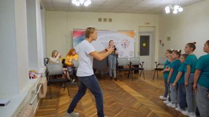 Мастер-класс для "Подсолнухов" от актёра Александра Солдаткина