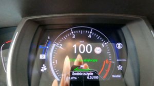 2019 Renault Espace 5 TCe 225 EDC || AUTOBAHN fuel consumption at speed 70-140 km/h