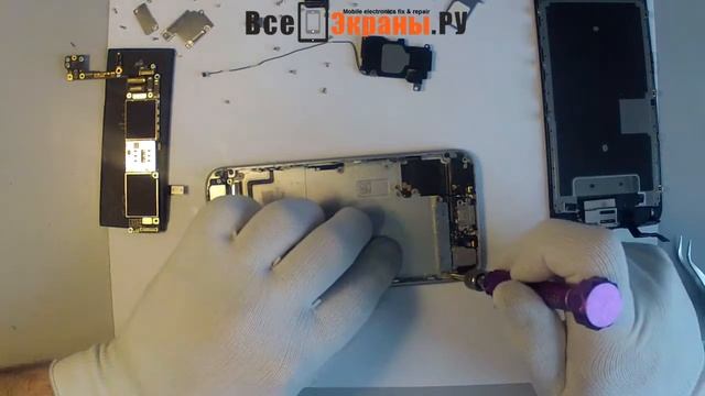 Разбор iPhone 6s на модульном уровне смотреть онлайн