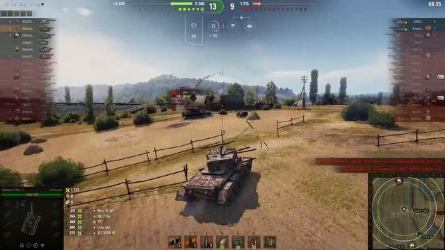 WoT. Британская ПТ Charioteer. Отличная ПТ снайпер 8 ур. прокачиваемой ветки..mp4