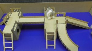 Как сделать игровой домик для хомяков из картона