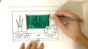 Рисуем открытку на День учителя! Уроки рисования для детей. Выпуск 10