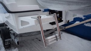 Неман 550 комбинированный с леерами и носовым трапом из нержавеющей стали