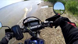 Suzuki Djebel 250. Большое эндуро мото-путешествие. Серия 1. Дорога к Волге. Паром. Гора Маячная.