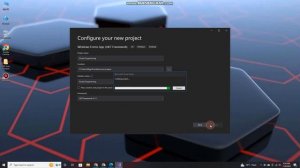 Create a Windows Form App(.NET Framework) Project in Visual Studio 2019