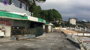 Крым. ЮБК. Мисхор. На "Русалке" почти не осталось следов после шторма! Запись от 05.12.23