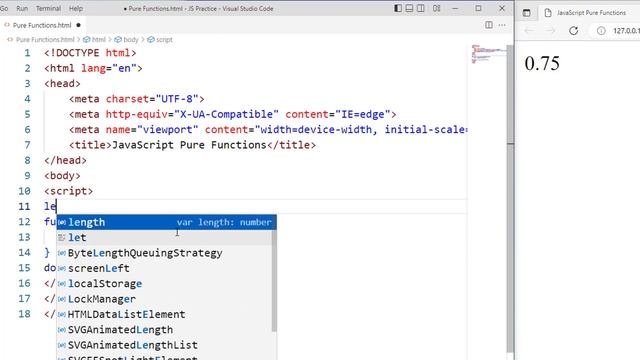 Pure and Impure Functions in JavaScript | Pure Functions