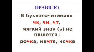 Буквосочетания ЧК ЧН ЧТ