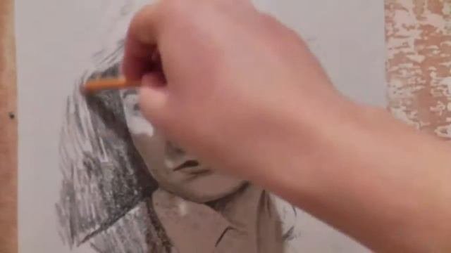 Портрет простым карандашом с фотографии. Portrait In Pencil