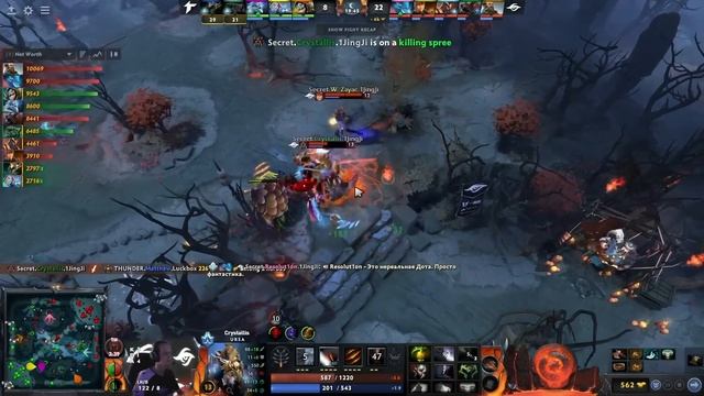 [EN] Thunder Awaken vs Team Secret – Game 2 - The International 2022 - Main Event Day 3 смотреть онлайн