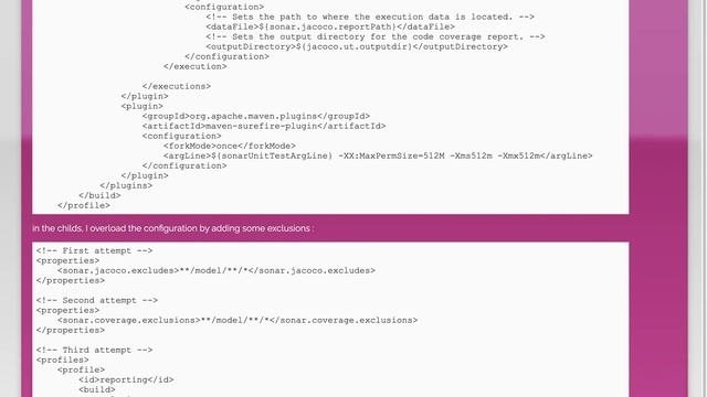 How can I exclude files of the Code Coverage of SonarQube using JaCoCo maven plugin