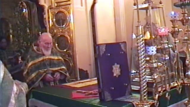 Памяти прот Михаила Сечейко Литургия в Праздник Троицы 15 6 2018 смотреть онлайн