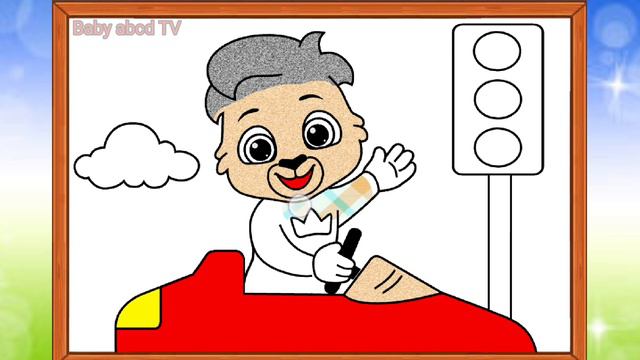 Coloring Panda | Cartoon Cat Coloring | Color Learning for Kids #kidslearning #kidscartoon #abcd
