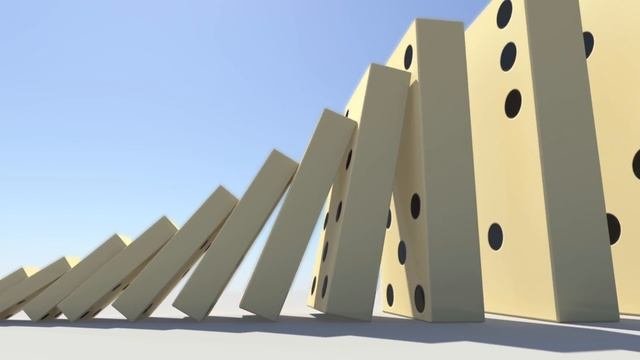 Domino Effect  - The Largest Domino Simulation